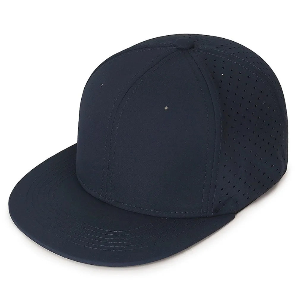 High Quality Solid Flat Brim Baseball Cap