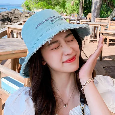 Women Cotton Summer Bucket Hat