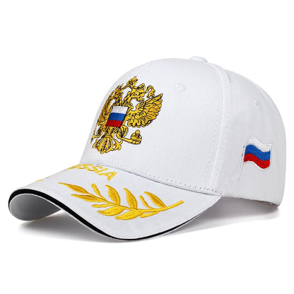 Russian Emblem Embroidered Snapback Baseball Cap