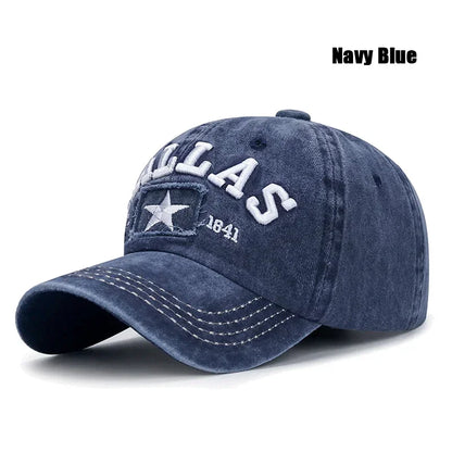 Dallas 3D Embroidered Unisex Snapback Cap