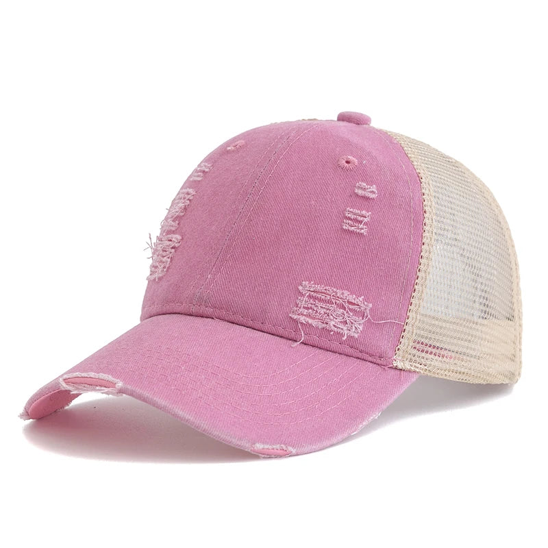 Unisex Washed Cotton Trucker Cap