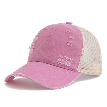 Unisex Washed Cotton Trucker Cap