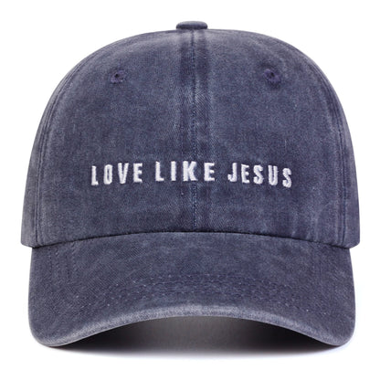 Love Like Jesus Embroidered Baseball Cap