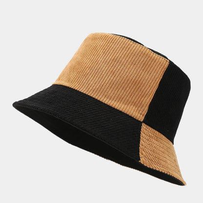 Two Tone Corduroy Bucket Hat