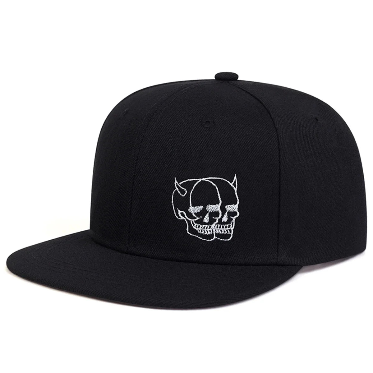 Unisex Ghost Head Skull Printed Hip-hop Hats