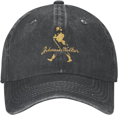 Isila Johnnie Music Washed Denim Baseball Cap