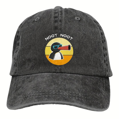 Noot Pingu Penguin Snapback Baseball Cap