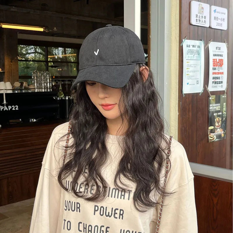 RICYGVM Letter Embroidery Solid Color Baseball Cap