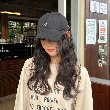 RICYGVM Letter Embroidery Solid Color Baseball Cap