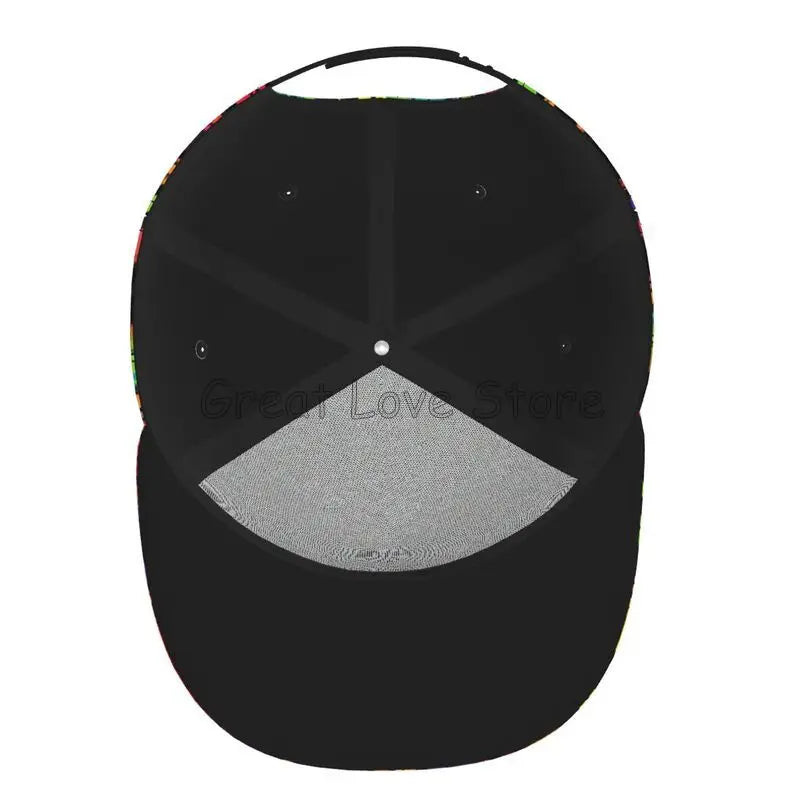 Colorful Graffiti Art Print Snapback Baseball Cap