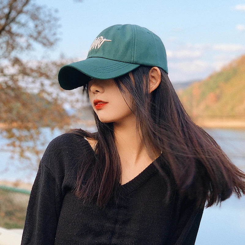 Korean Deep Crown Adjustable Baseball Cap