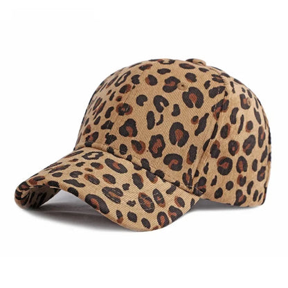 Unisex Leopard Print Baseball Cap