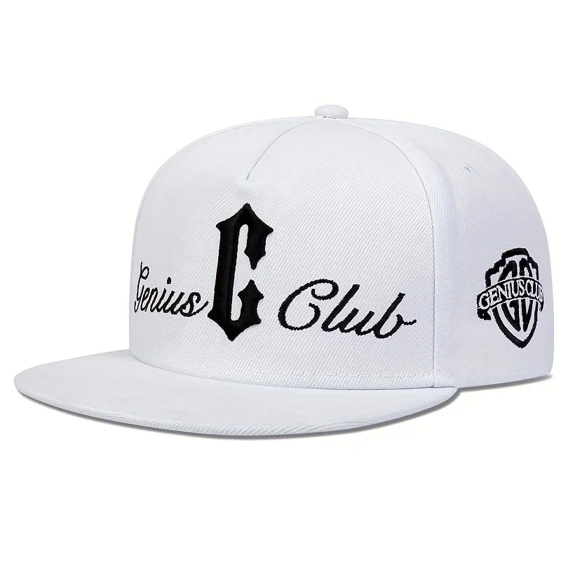 Genius Club C Embroidered Snapback Cap