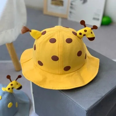 Baby Cartoon Polka Dot Fisherman Hat
