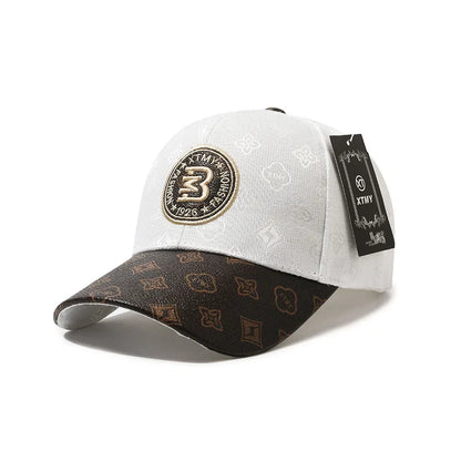 Letter Embroidered Breathable Face Slimming Baseball Cap