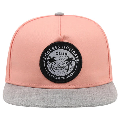 Coconut Tree Beach Party Snapback Cap