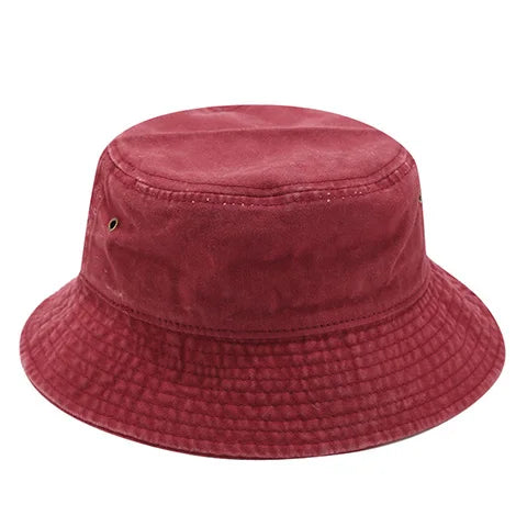 Vintage Washed Denim Bucket Hat