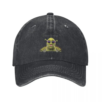 Born To Slay Forced To Work Shrek Baseball Cap