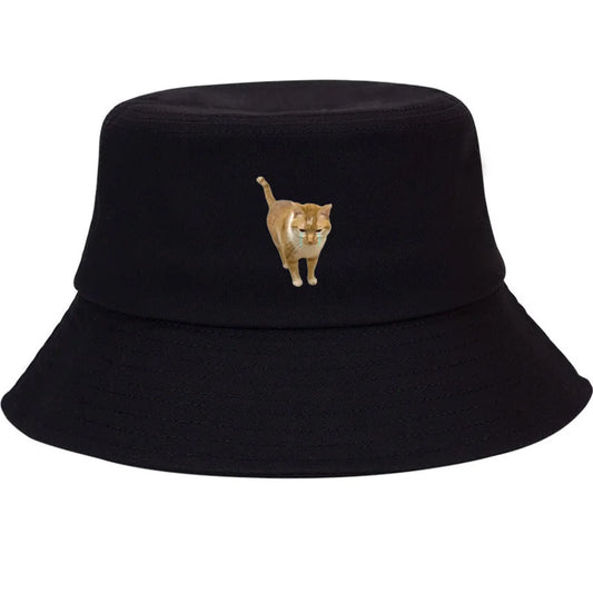 Custom Anime Print Cotton Streetwear Bucket Hat
