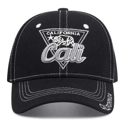 California Bear Embroidery Baseball Cap