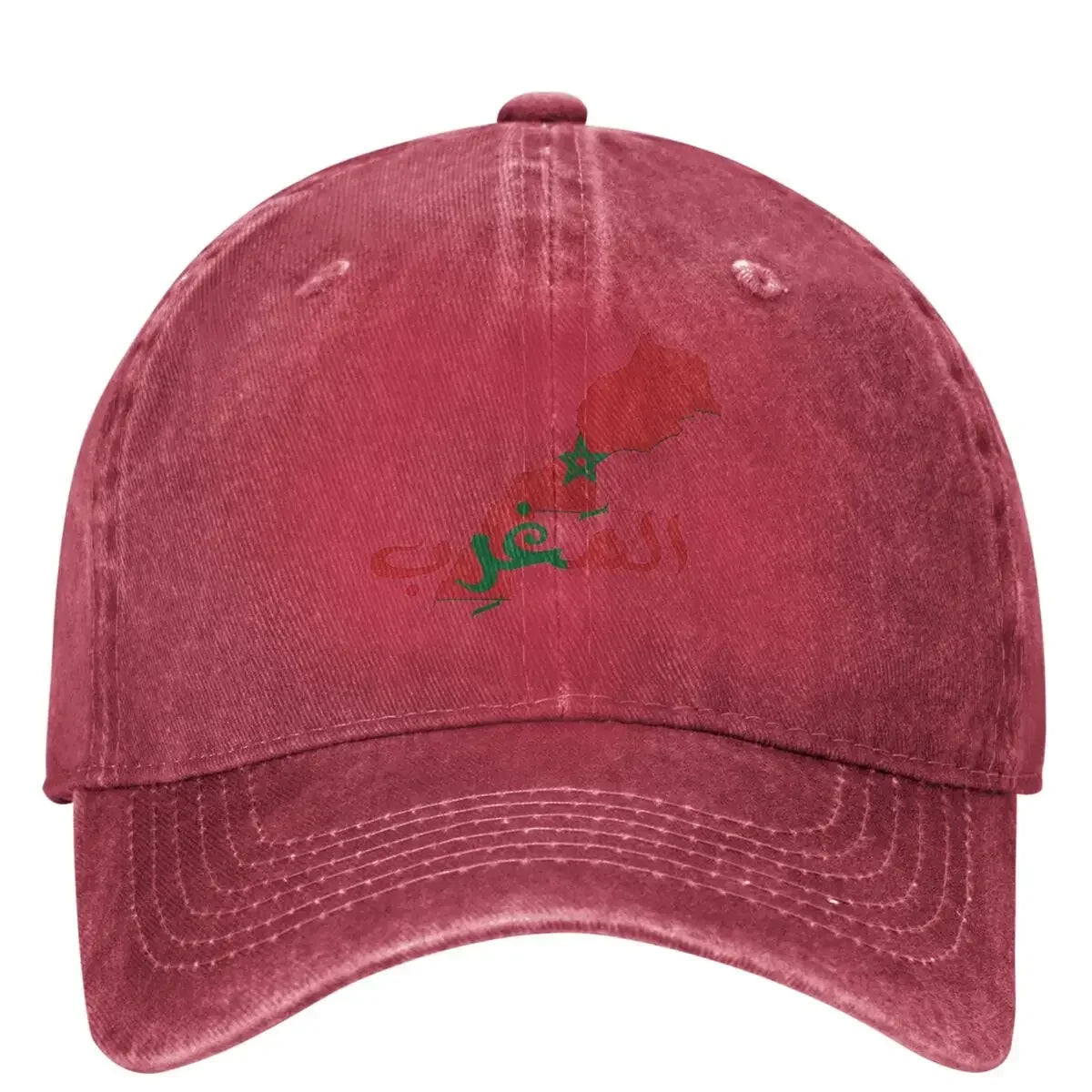 Morocco Map Flag Print Baseball Cap