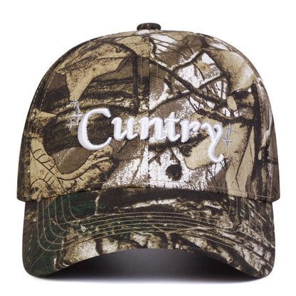 Cuntry Embroidered Camouflage Baseball Cap