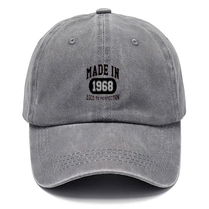 1968 Vintage Washed Cotton Retro Classic Baseball Cap