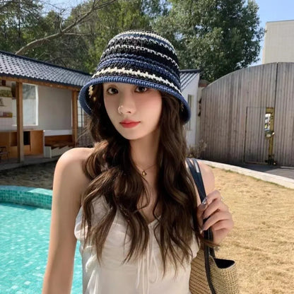 Fashion Colorful Korean Style Breathable Bucket Hat