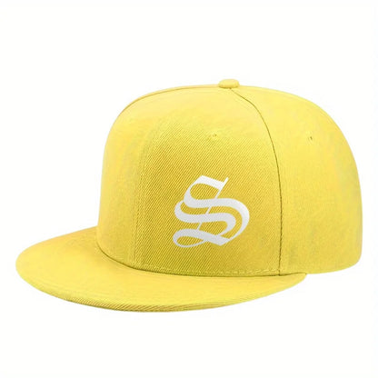 Gothic Letter S Baseball Snapback Cap