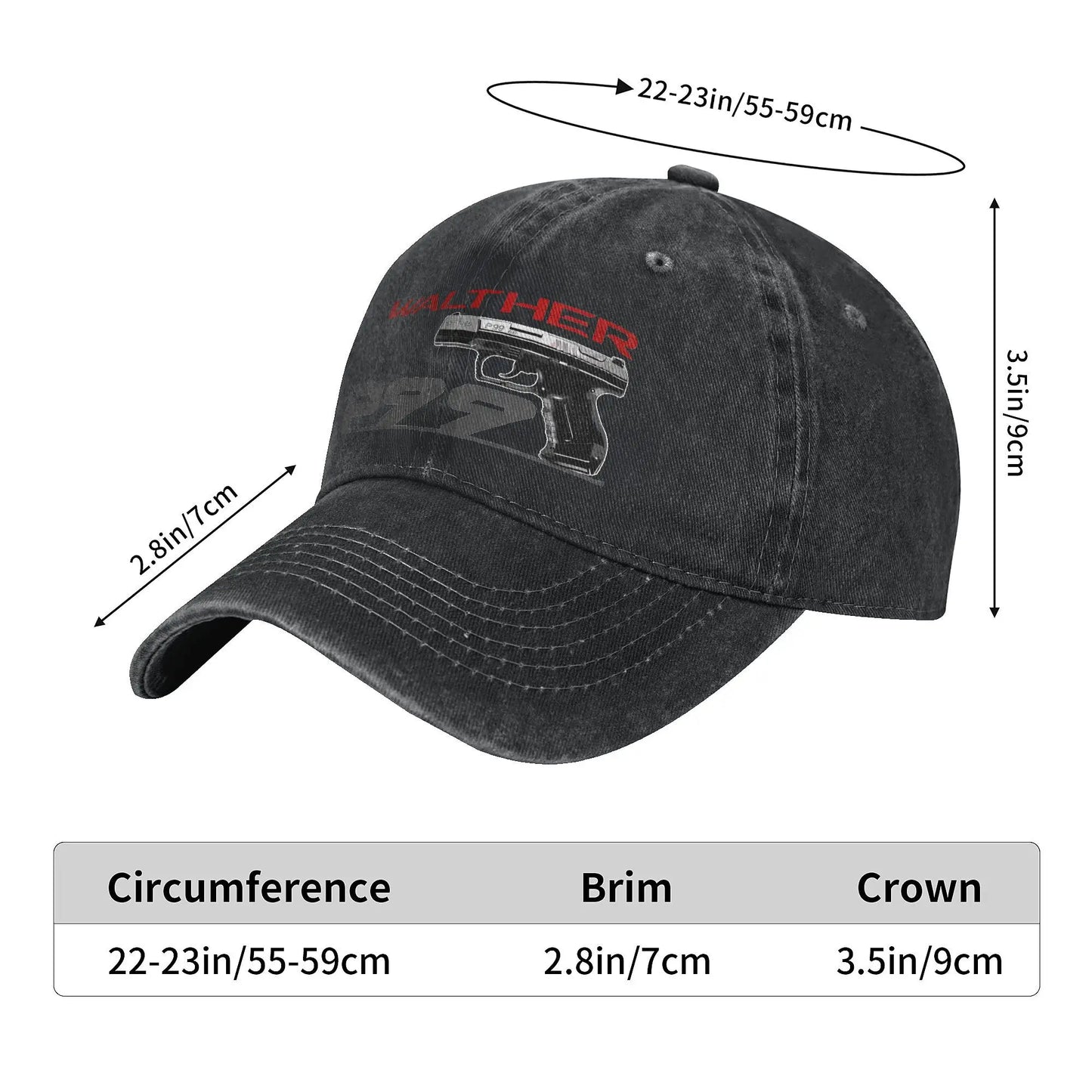 Walther PDP Y2K Casual Trucker Baseball Cap