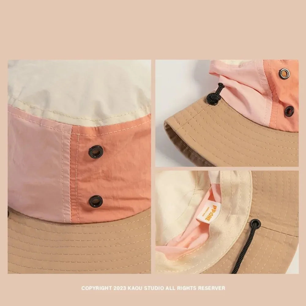 Trendy Waterproof Anti-UV Adjustable Bucket Hat