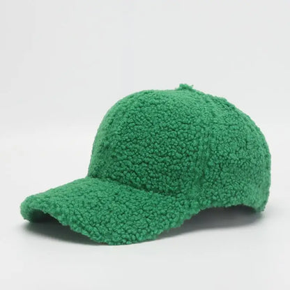 Winter Faux Fur Warm Baseball Cap