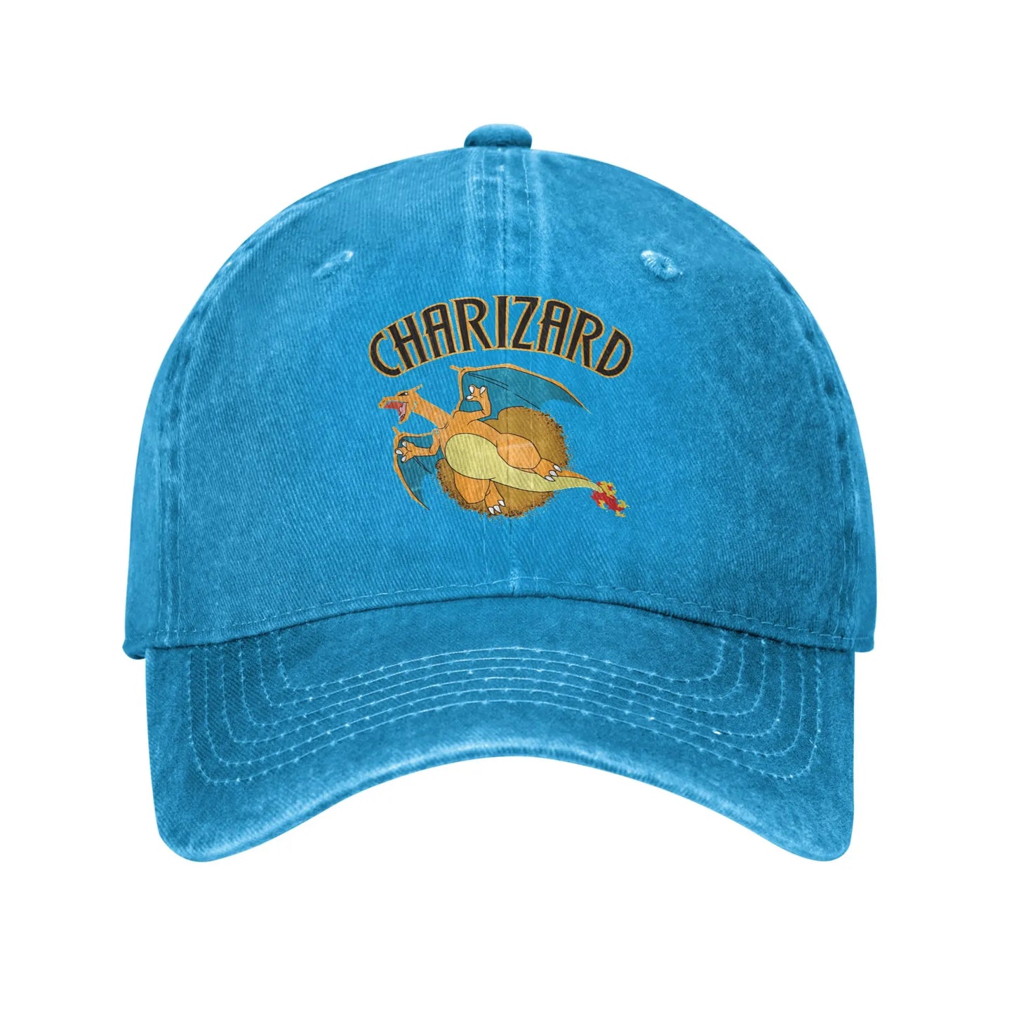 Pokemon Charizard Washed Trucker Baseball Cap