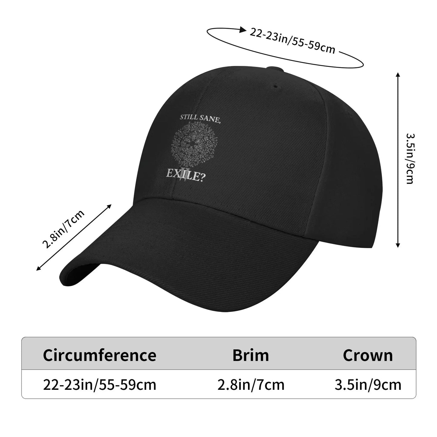Path Of Exile 2 Streetwear Baseball Cap