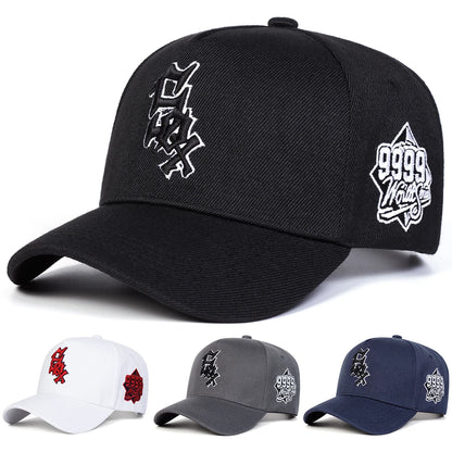Unisex SOX Letter Embroidered Adjustable Baseball Cap