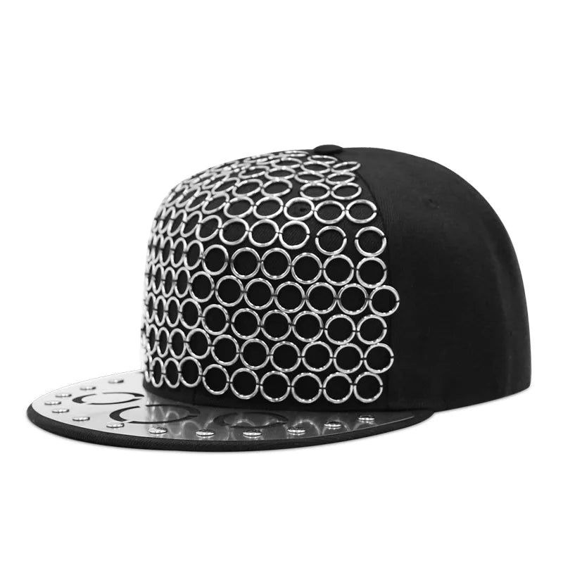 Punk Rivet Street Style Snapback Cap