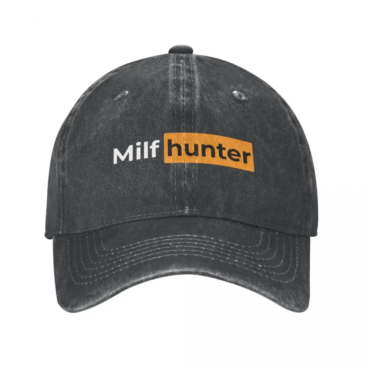 Funny Milf Hunter Vintage Distressed Baseball Cap