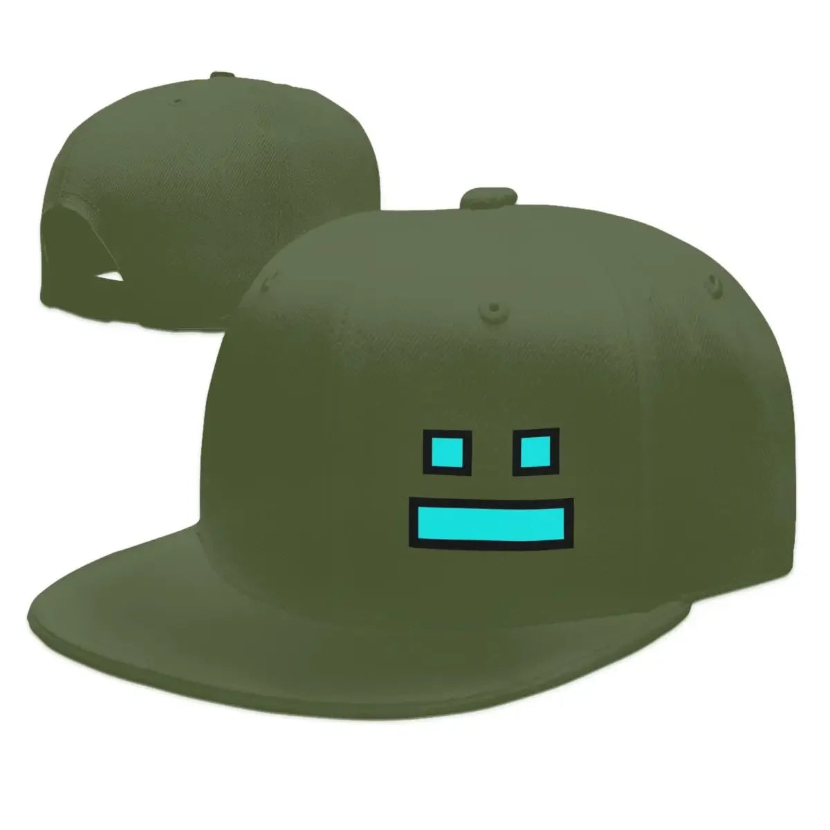 Geometry Dash Gaming Streetwear Adjustable Snapback Cap