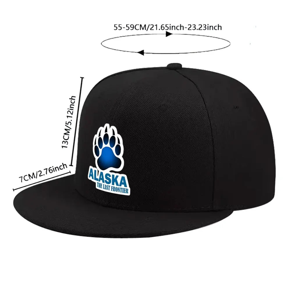 Alaska Bear Paw Outdoor Travel Snapback Cap