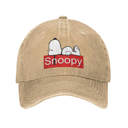 Snoopy Peanuts Distressed Baseball Cap