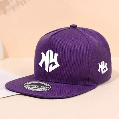 Neutral Letter Print Casual Hip Hop Snapback Cap