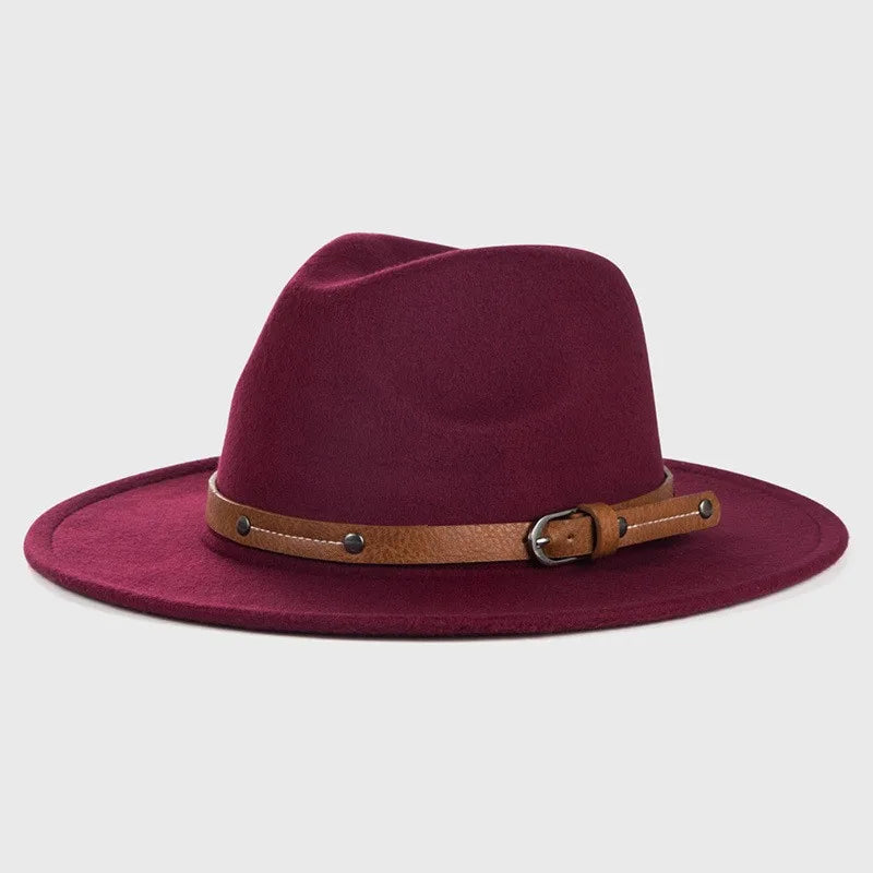 British Flat Brim Wool Bucket Hat