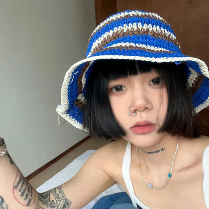 Rainbow Cute Summer Beach Bucket Hat