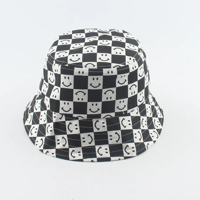 Kids Cotton Cartoon UV Sun Bucket Hat