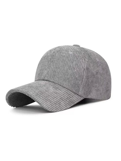 Japanese Corduroy Solid Color Baseball Cap