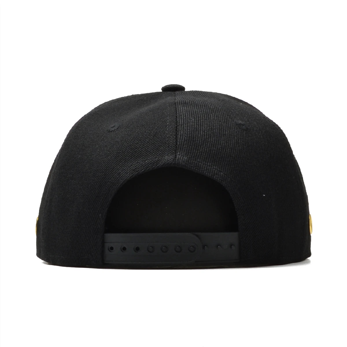 Solid Black Adjustable Hip Hop Snapback Cap