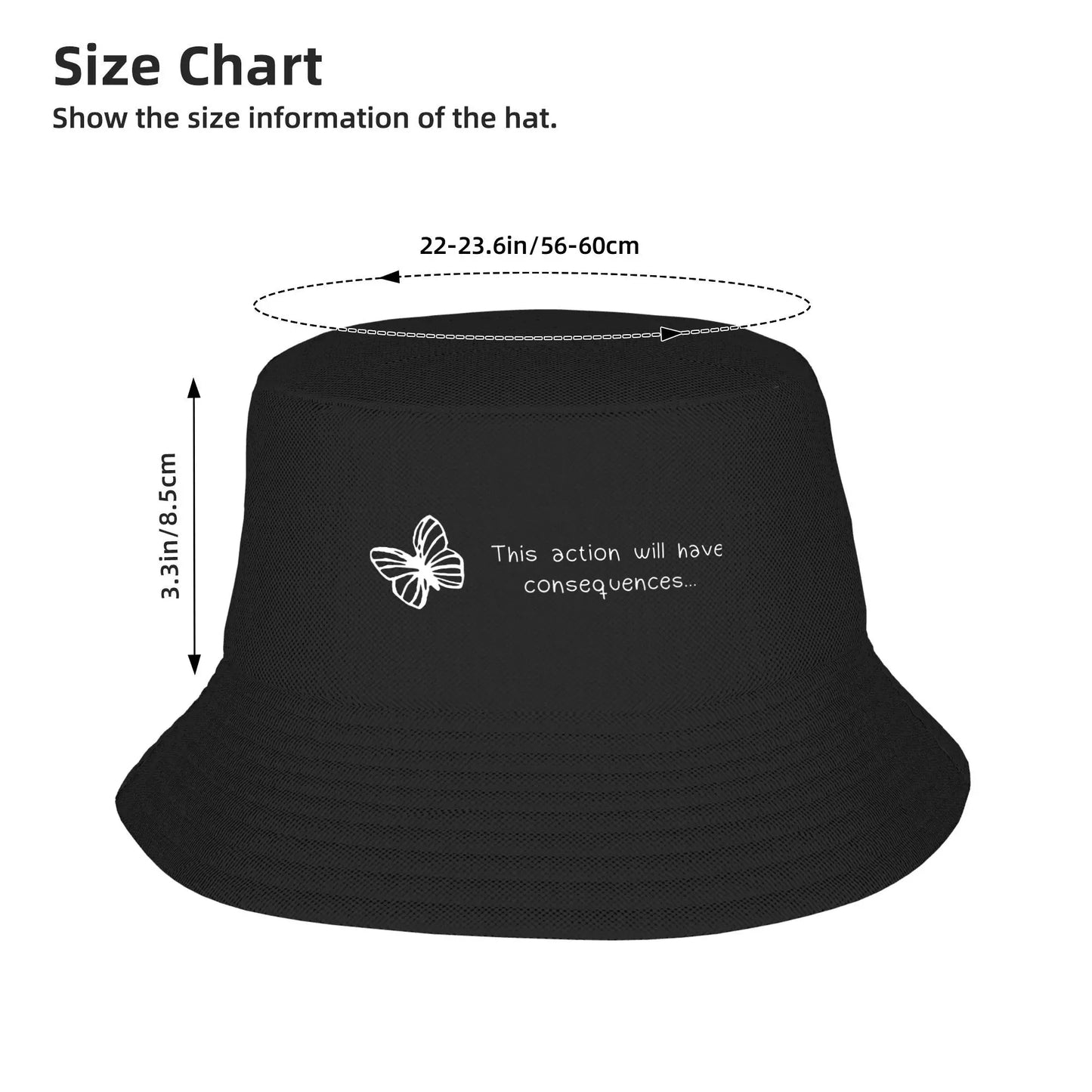 Unisex Life Is Strange Foldable Travel Bucket Hat