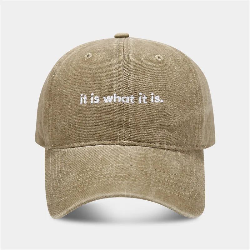 Four Seasons Cotton Letter Casquette Baseball Cap