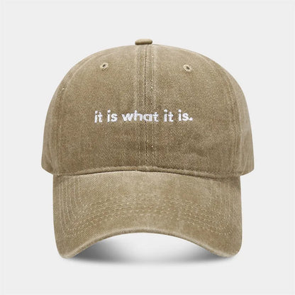 Four Seasons Cotton Letter Casquette Baseball Cap