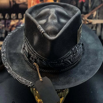 Gothic Skull Style Cowboy Bucket Hat